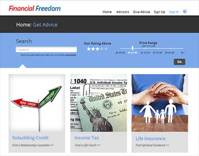 Get financial advice by phone or chat
