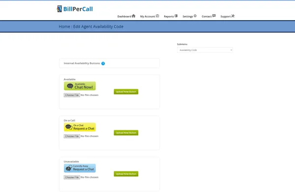 Click-to-chat buttons and chat window